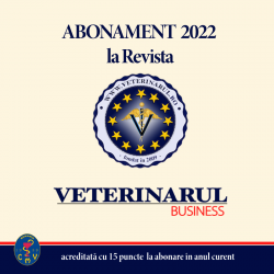 Abonament 2022 la Revista Veterinarul Business