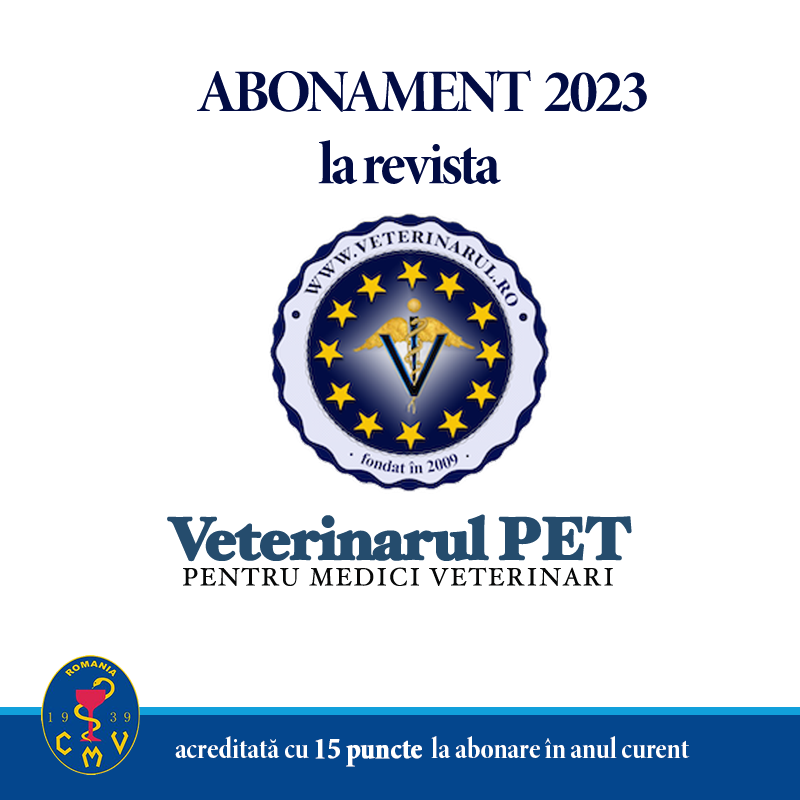Revista Veterinarul PET 2023 - taxa membru asociat