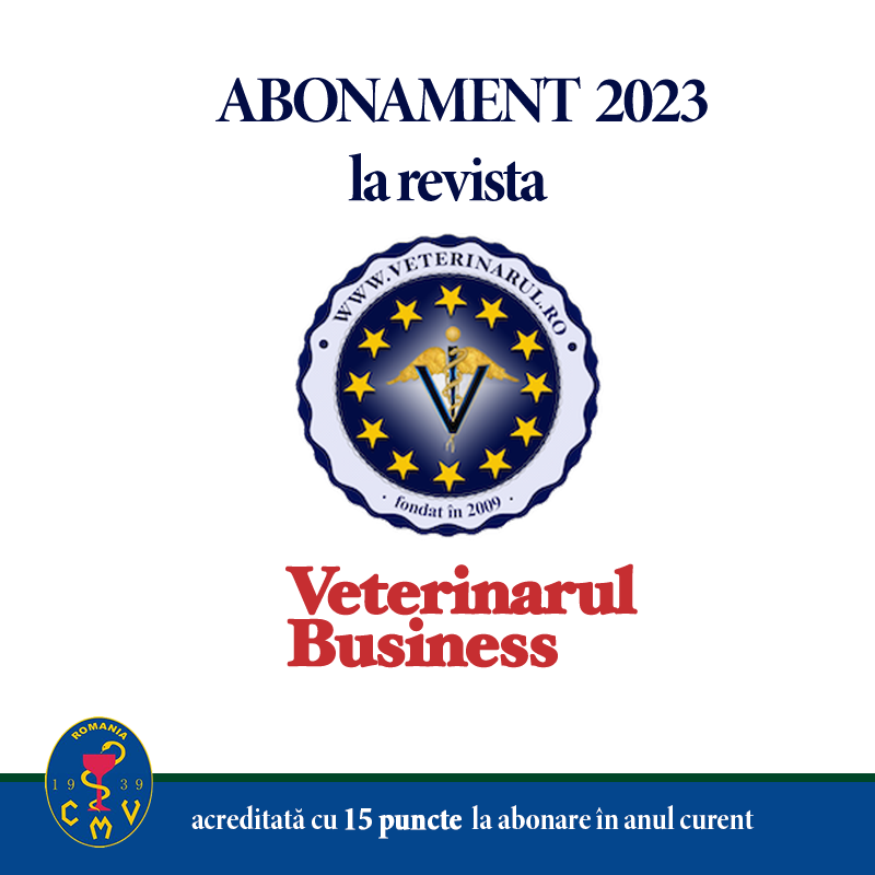 Revista Veterinarul Business 2023 - taxă membru asociat