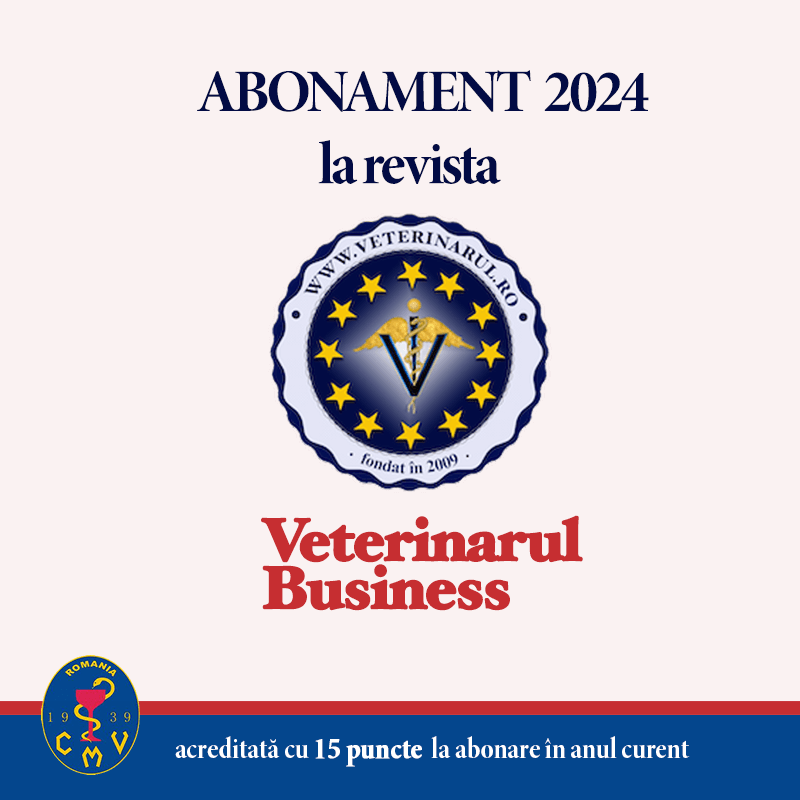 Revista Veterinarul Business 2024 - taxă membru asociat