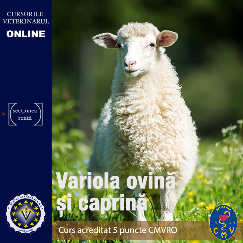Variola ovină și caprina - curs acreditat 5 puncte CMVRO