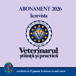 Revista Veterinarul Știință și Practică 2026 - taxa membru asociat
