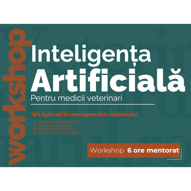 Workshop Manager AI-3: AI în managementul cabinetului veterinar Workshop Manager AI-3: AI în managementul cabinetului veterinar