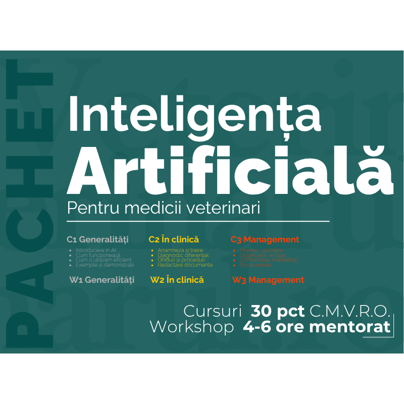 Pachet complet AI pentru cabinetul medical veterinar Pachet complet AI pentru cabinetul medical veterinar