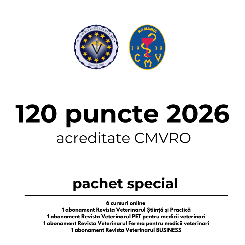Pachet 120 puncte CMVRo 2026 taxa membru asociat