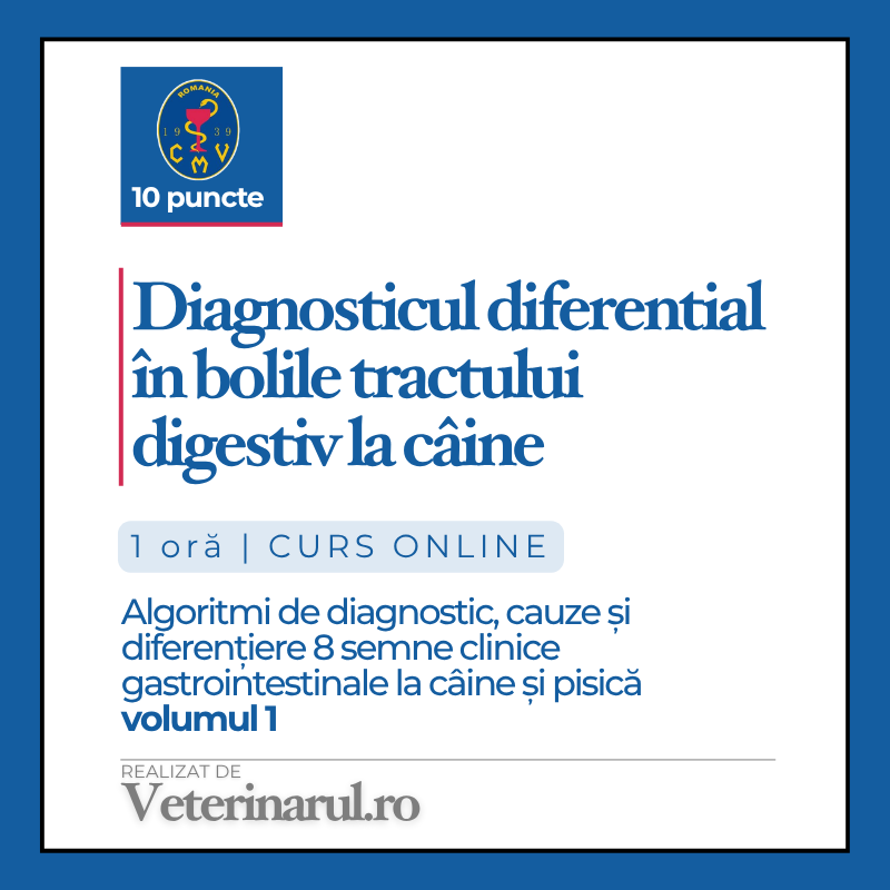 Diagnosticul diferențial în bolile tractului digestiv la câine  si pisică - vol 1