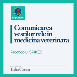 Comunicarea veștilor rele în medicina veterinară