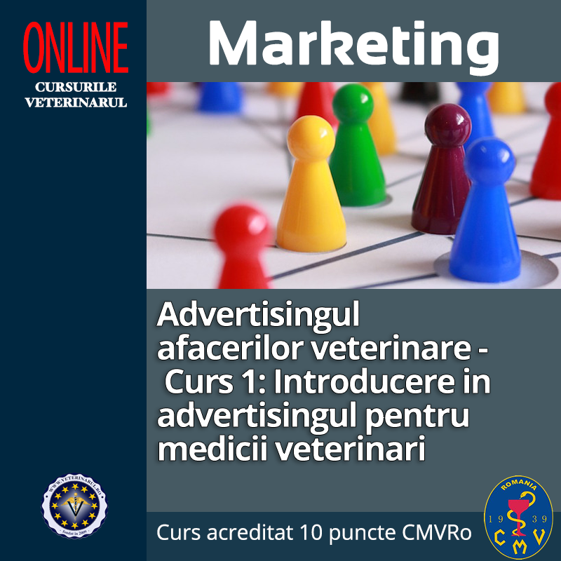 Advertisingul afacerilor veterinare - Curs 1: Introducere in advertisingul pentru medicii veterinari - taxa membru asociat