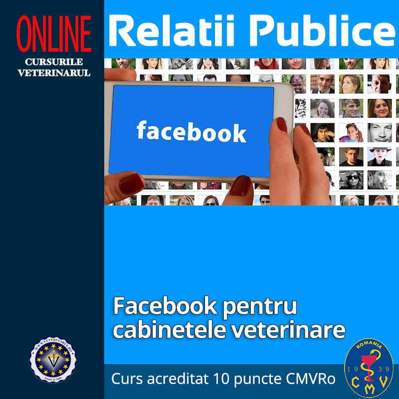 Relatii publice - Facebook pentru cabinetele veterinare - taxa membru asociat